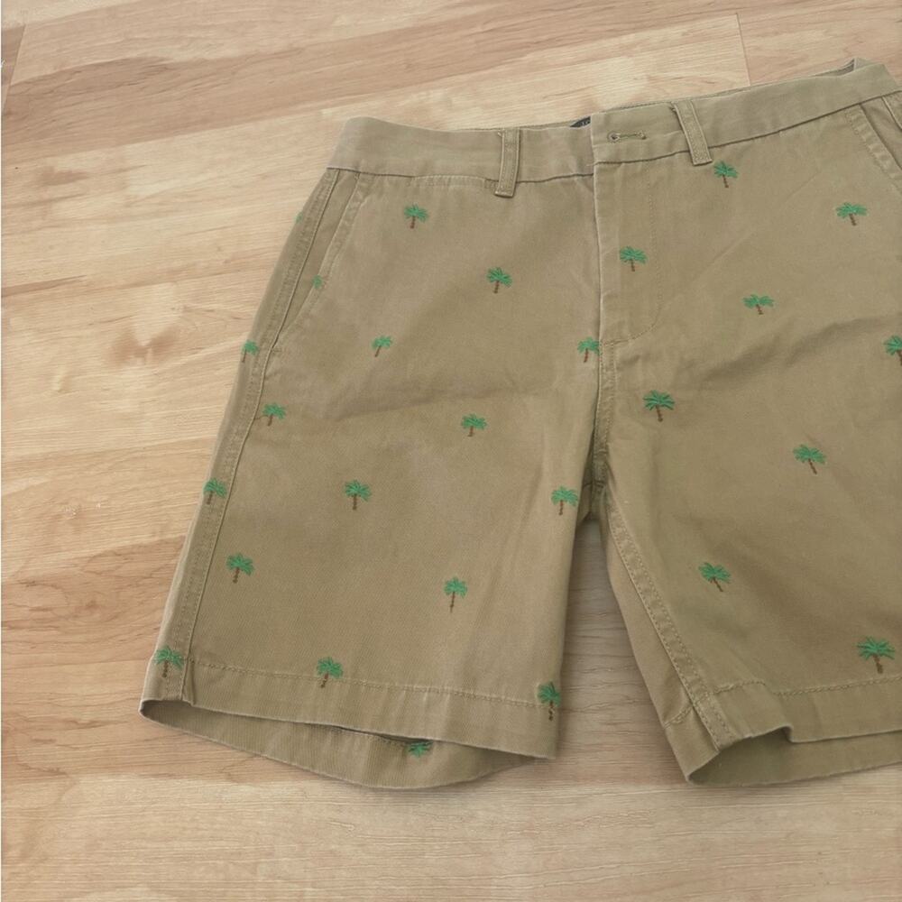 J.Crew Chino Women's Khakis Summer Shorts Embroidered Palm Trees Small Sz 2 $80 - Picture 3 of 8